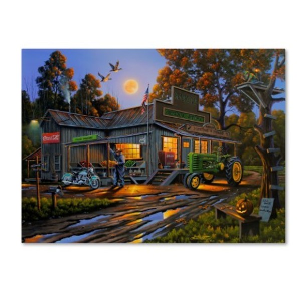 Trademark Fine Art Geno Peoples 'Smokeys General Store' Canvas Art, 18x24 ALI19503-C1824GG